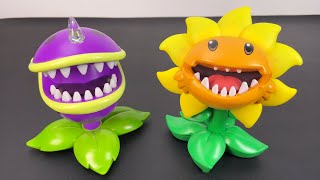 4minute unboxing of the ASMR Plants vs Zombies Challenge toy set  Toy Review [upl. by Eldreeda267]