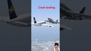 Aeroplane crash landing gta gtav gaming flight flaitlending [upl. by Brian]