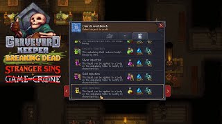 Embalming amp the different injections  Graveyard Keeper  Complete walkthrough 47 [upl. by Notyard765]