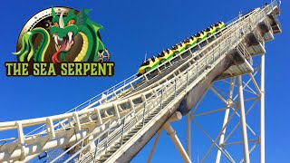 Sea Serpent 4K 2016 OFF Ride POV Moreys Piers Wildwood NJ [upl. by Sharpe]