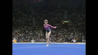 TO CZE 1988 Olympics Martina Veliskova FX 9 500 [upl. by Durning]