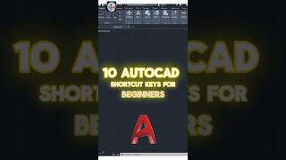 10 autocad shortcut key for beginners ☺️ autocad civilengineering [upl. by Aisa]