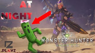 HOW TO CATCH THE FLOWERING CACTUAR CUTTING in Monster Hunter World [upl. by Keiko]