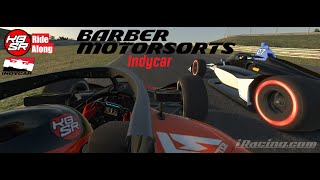 Ride along Indycar  Barber Motorsports [upl. by Adnirim]