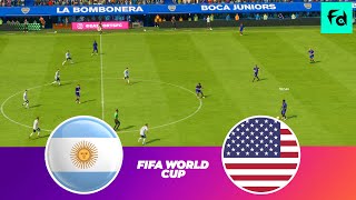 USA vs ARGENTINA  FIFA World Cup 2026  Full Match All Goals  FC 24 Gameplay [upl. by Elia]