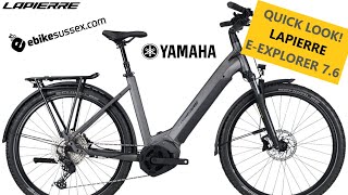 Lapierre eExplorer 76 Quick Review Yamaha Powered eBike [upl. by Etiuqram]