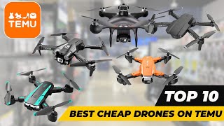 Top 10  Best Cheap Drones on Temu in 2024 [upl. by Hester988]