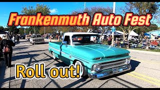 Frankenmuth Auto Fest ROLL OUT classiccars cars musclecars [upl. by Martinson]