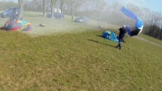 Extreme Dustdevil  Glider blown into a tree [upl. by Charmaine]