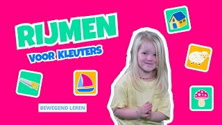 Rijmen voor kleuters  groep 2  bewegend leren [upl. by Candie]