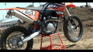 KTM SXF 450 vs Honda CRF 450  Wyścig [upl. by Eislrahc]