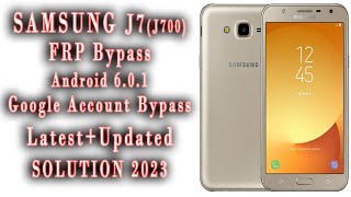 SAMSUNG J7 FRP BYPASS  J700H GOOGLE ACCOUNT BYPASS 601 [upl. by Brainard]