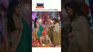 Akshu Arohi kairav weeding 😍😍 sisters bond akshu Arohi shorts viralshort yrkkh [upl. by Ck]