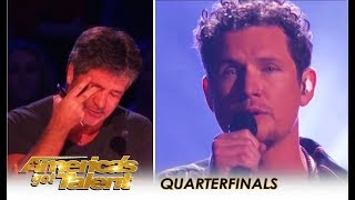 Simon Cowell BREAKS DOWN Crying On Live TV After Michael Ketterer on Americas Got Talent [upl. by Beare]