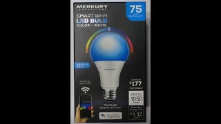 Merkury Smart Wifi Bulb Setup [upl. by Breed209]