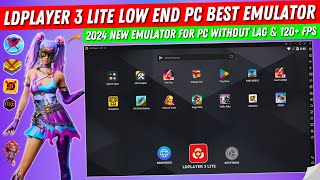 LDplayer 3 Lite Best Emulator For Low End PC Free Fire  LD Player Lite Best Version For PC 2024 [upl. by Melany]