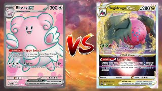 Pokemon TCG Live Blissey EX Joltik VS Regidrago VSTAR Ogerpon EX [upl. by Sillad]