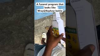 Funeral program that looks like a Wrayamp nephew bottle [upl. by Aneleiram331]