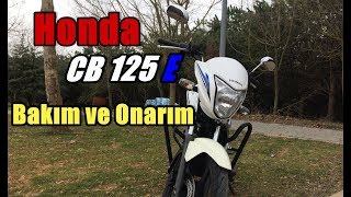 Honda CB 125E Yenileme  Mini Restorasyon [upl. by Rabiah]