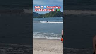 Praia 🏖️🌊 Perequê Açu Ubatuba SP Brazil 🇧🇩🇧🇷 beachwalkbrazil beach JamunaTVbd somoynews360 [upl. by Nyleve]