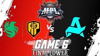 FALCON AP BREN vs AURORA GAME 6 MPL PH S14 FINALS LOWER BRACKET [upl. by Flavia60]