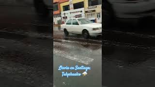 Santiago Tulyehualco Alcaldía Xochimilco Lluvia ⛈️ [upl. by Aihk]