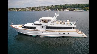 1991 Broward 102 Motor Yacht ANDIAMO  For Sale with HMY Yachts [upl. by Atiuqcaj283]