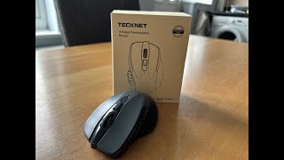 Review  TECKNET Bluetooth Mouse [upl. by Grof]