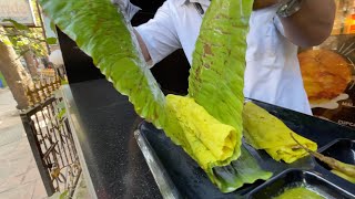 Famous Gujarati Snack Paanki Cooked in Banana Leaf  Indian Street Food [upl. by Dimo913]