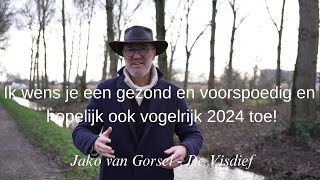 Een gezond en voorspoedig en hopelijk vogelrijk 2024 gewenst [upl. by Hershel]