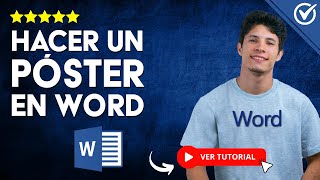 ¿Cómo HACER un PÓSTER en WORD  📃 Aprende a Hacer un Póster 📃 [upl. by Addia660]