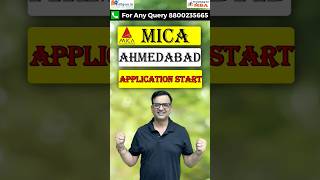 MICA Ahmedabad MBA Application Out  Admission Process  Fees  Placements  shortsvideo mba [upl. by Nitin153]