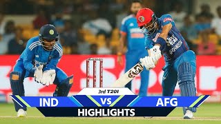 IND vs AFG Today Match Highlights India vs Afghanistan 3rd T20 Match Hindi Highlights [upl. by Yffub]