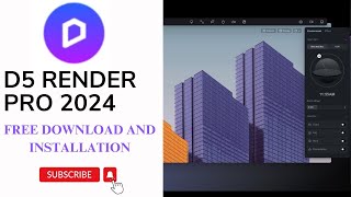 Download and Install D5 render PRO 2024 [upl. by Koosis]