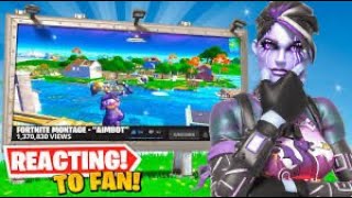 Reacting to my subscribers Fortnite montages…insane [upl. by Gisela]