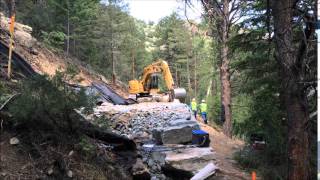 Peaks to Plains Trail Progress Rockery Wall West [upl. by Nidya]