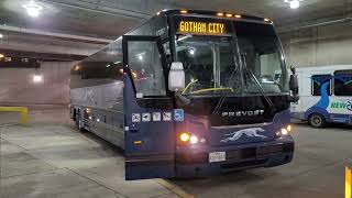 Greyhound Bus  87011  Prevost X345  Gotham City [upl. by Rosina]