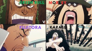 Admiral Green Bull amp Fujitora Vs Revolutionary Commanders  One Piece 1117 Eng Sub [upl. by Deth332]