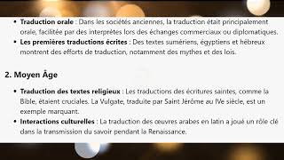 lhistoire de la traduction [upl. by Jesus415]