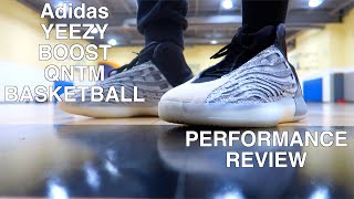 Adidas Yeezy QNTM Performance Review and On Foot [upl. by Jaquiss155]