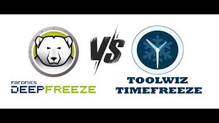 Install and Compare Deep Freeze  Time Freeze [upl. by Eduj]