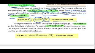 Types of Cofactors Coenzymes and Prosthetic group 11th Biology enzymes coenzyme prosthetic [upl. by Atinnod]