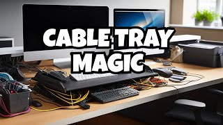 TEMU Under Desk Cable Management Tray Review [upl. by Carboni]