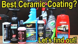 Best Ceramic Spray Coating Mothers vs Meguiars vs Ethos Pro [upl. by Sirtaeb]