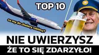 10 NIEPRAWDOPODOBNYCH ZDARZEŃ W HISTORII LOTNICTWA [upl. by Dimo]