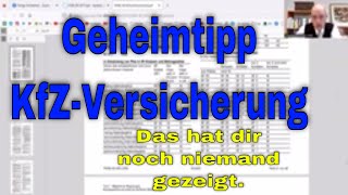 Autoversicherung wechseln  Geheimtipp  schadenfreie Jahre im Vergleich [upl. by Andrey]