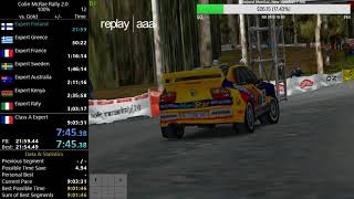 Colin McRae Rally 20  100 Speedrun In 90157 Former World Record [upl. by Glovsky]