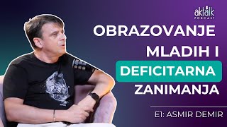 Podcast Akta Talk E1 Asmir Demir direktor Građevinskogeodetske škole u Sarajevu [upl. by Ettelorahc]