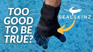 Are Sealskinz Gloves REALLY Waterproof POOL TEST [upl. by Leen804]