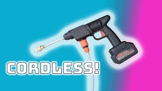 I got the CHEAPEST cordless high pressure washer [upl. by Arvin930]